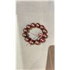 Image 2 : ORIENTAL PURPLE TAN WOOD BEAD BRACELET