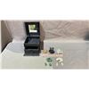 Image 1 : JEWELRY BOX WITH ASSORTED SHERMAN RHINESTONE JEWELRY CONTENTS