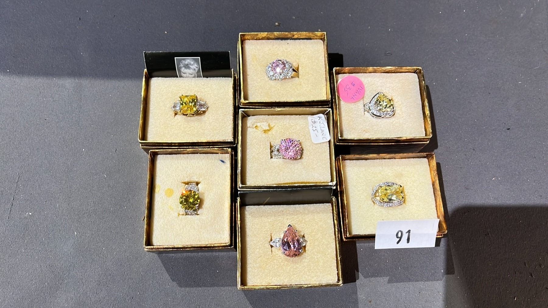 LOT OF 7 ASSORTED RINGS - Able Auctions