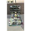 Image 1 : HANGING JEWELRY ORGANIZER WITH ASSORTED JEWELRY CONTENTS