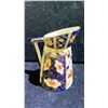 Image 3 : LOT OF ASSORTED ITEMS INCLUDING; PEWTER PLATTER & CUPS, ROYAL CROWN DERBY MILK CUP, CRYSTAL DISH &