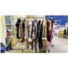 Image 1 : RACK OF ASSORTED FUR CLOTHING (RACK NOT INCLUDED)