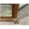 Image 2 : ORNATE FRAMED BEVELED MIRROR 54" X 36" *CORNER DAMAGED*
