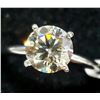 Image 2 : 14K WHITE GOLD LAB  DIAMOND (1.6CT)  RING (~SIZE 6.5 (~WEIGHT 2.6G)