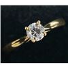 Image 2 : 10K YELLOW GOLD LAB DIAMOND (0.26CT,VS,FG)  RING (~SIZE 6 (~WEIGHT 1.4G)