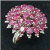 Image 1 : SILVER NATURAL RUBY (7CT)  RING (~WEIGHT 7.84G)