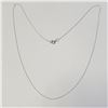 Image 1 : 10K WHITE GOLD 1.1G 24"   NECKLACE