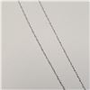 Image 2 : 10K WHITE GOLD 1.1G 24"   NECKLACE