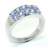 Image 2 : SILVER TANZANITE(1.8CT) RHODIUM PLATED RING (~SIZE 7 (~WEIGHT 4.35G)