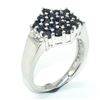 Image 2 : SILVER BLUE SAPPHIRE(1.85CT) RHODIUM PLATED RING (~SIZE 7) (~WEIGHT 4.15G)