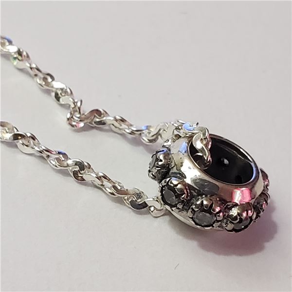 SILVER  NECKLACE  (~LENGTH 20INCHES) (~WEIGHT 4.52G)