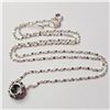 Image 2 : SILVER  NECKLACE  (~LENGTH 20INCHES) (~WEIGHT 4.52G)