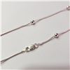 Image 2 : SILVER  NECKLACE  (~LENGTH 14INCHES) (~WEIGHT 5.48G)