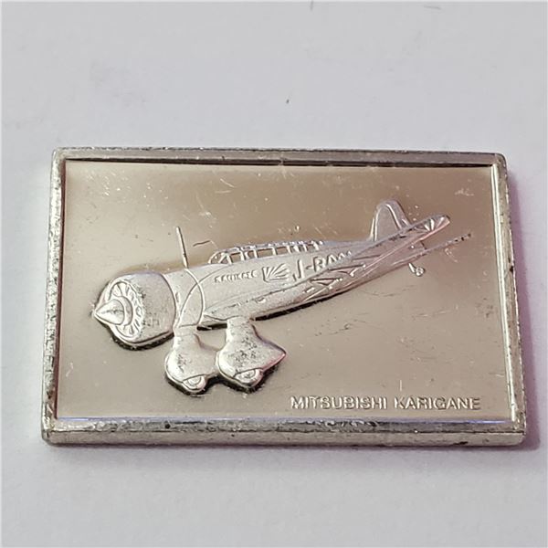 SILVER VINTAGE AIRCRAFT COLLECTION MINI  BAR (~WEIGHT 1.6G)