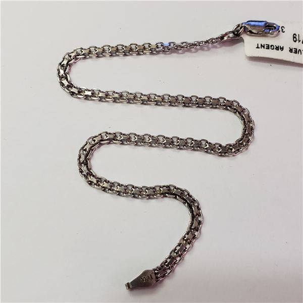 SILVER  BRACELET (~LENGTH 8INCHES) (~WEIGHT 3.66G)