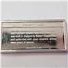 Image 2 : SILVER RAILROAD VINTAGE LOCOMOTIVES COLLECTION  BAR  (~WEIGHT 1.6G)