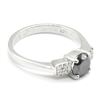 Image 2 : SILVER MOISSANITE (ROUND 7 MM)(1.45CT) RING