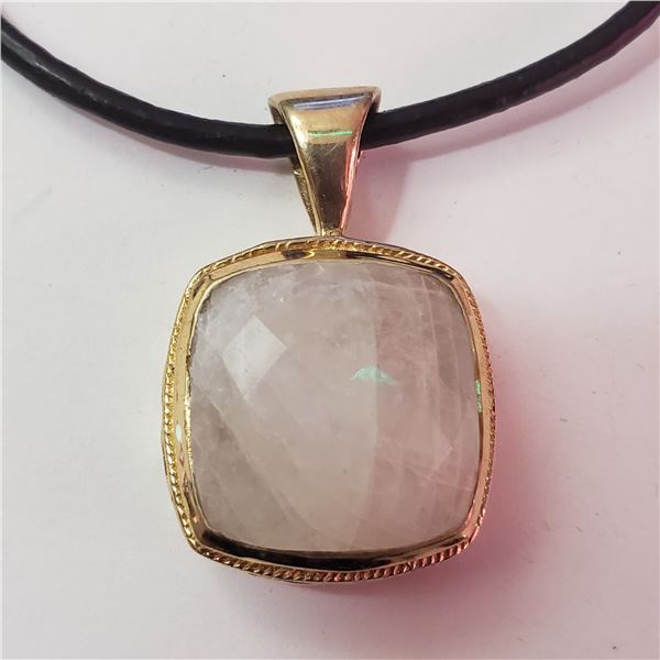 SILVER ROSE GOLD PLATED 17" NECKLACE