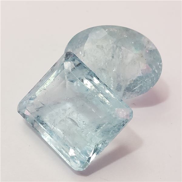 25 CT NATURAL AQUAMARINES