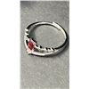 Image 2 : GARNET RING RESIZABLE