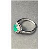 Image 2 : GREEN CHALCEDONY RING RESIZABLE