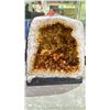 Image 1 : CITRINE CATHEDRAL GEODE 10" X 13.5" RETAIL $7988.00