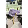 Image 1 : AMETHYST GEODE 20" X 12" ON STAND RETAIL $ 7988.00