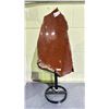 Image 1 : 24" RED JASPER SLAB ON STAND RETAIL $5500