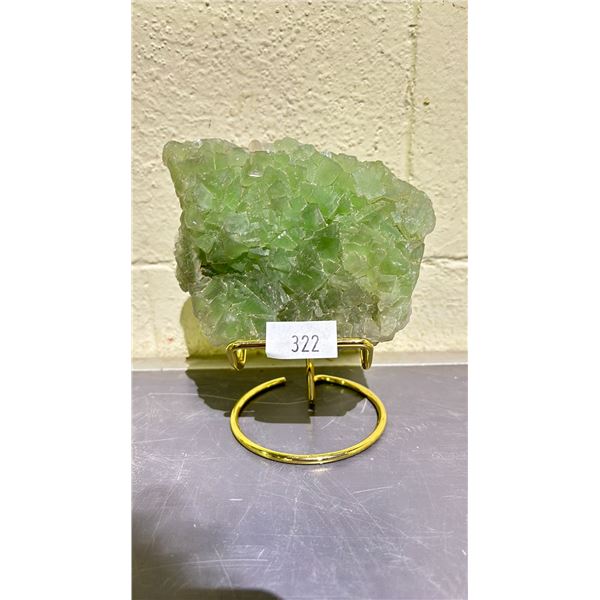 GREEN FLUORITE SPECIMEN APPROX 6X4" RETAIL $2200