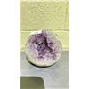 Image 1 : AMETHYST FLAT SPHERE APPROX 4.6" RETAIL $2200
