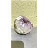 Image 2 : AMETHYST FLAT SPHERE APPROX 4.6" RETAIL $2200