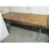 Image 1 : Wooden Top Folding Table 72” x 30”