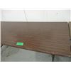 Image 2 : Wooden Top Folding Table 72” x 30”