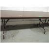 Image 4 : Wooden Top Folding Table 72” x 30”