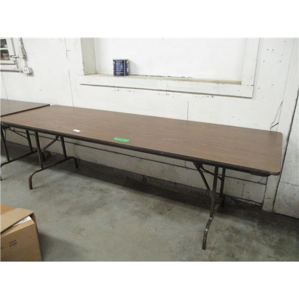 Wooden Top Folding Table 96” x 30”