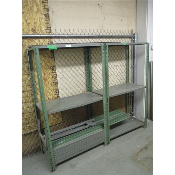 Metal Shelving Unit – 74” X 19” x 62” Tall