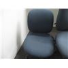 Image 2 : (3) Office Chairs on Castors 1-Black and 2-Blue