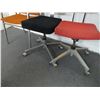 Image 4 : (3) Office Chairs 2 on Castors 1-Black and 1-Brown & Orange