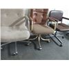 Image 4 : (3) Office Chairs on Castors All-Brown