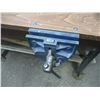 Image 5 : Work Bench 60” X 30” x 33” Tall With Wood Record 52D Vise