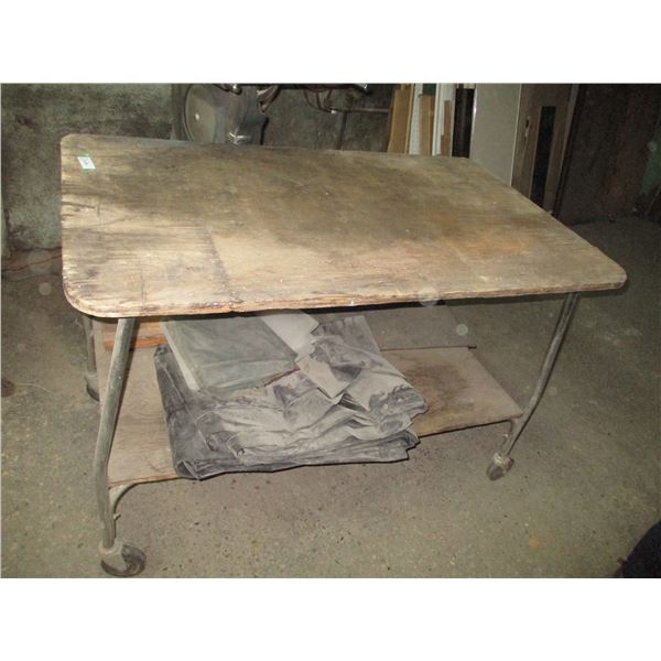 Work Table With Castors – 48” x 29”