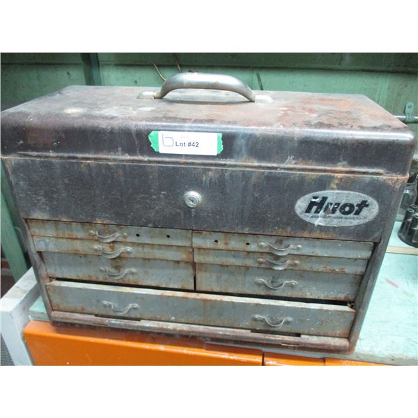 HOUT 8 Drawer Metal Tool Box – 19” x 9” 13” Tall