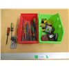 Image 1 : (2) Plastic Containers of Tape Measures & Screwdrivers & Misc. Tools