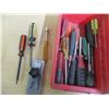 Image 3 : (2) Plastic Containers of Tape Measures & Screwdrivers & Misc. Tools