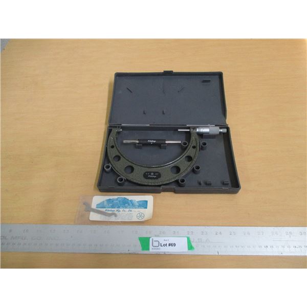 Mitutoya  Blade Micrometer in Box / Case
