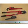 Image 1 : (3) Heavy Duty Wire Cutters & Crescent Wrenches