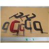 Image 1 : (8) Metal / Wood Vise Clamps
