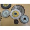 Image 3 : (6+) Lot of Round Saw Blades Grinder Wheels