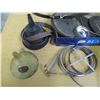 Image 4 : (25+) Large Lot of: Belts, Funnels, Grinding Wheels,