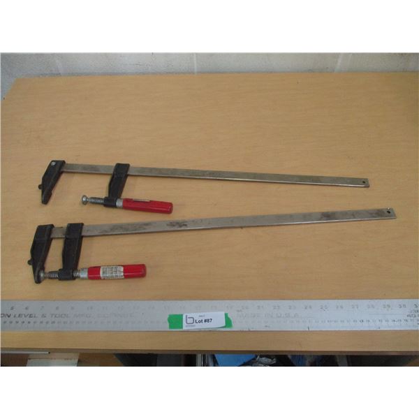 (2) 27” Metal Vise Clamps